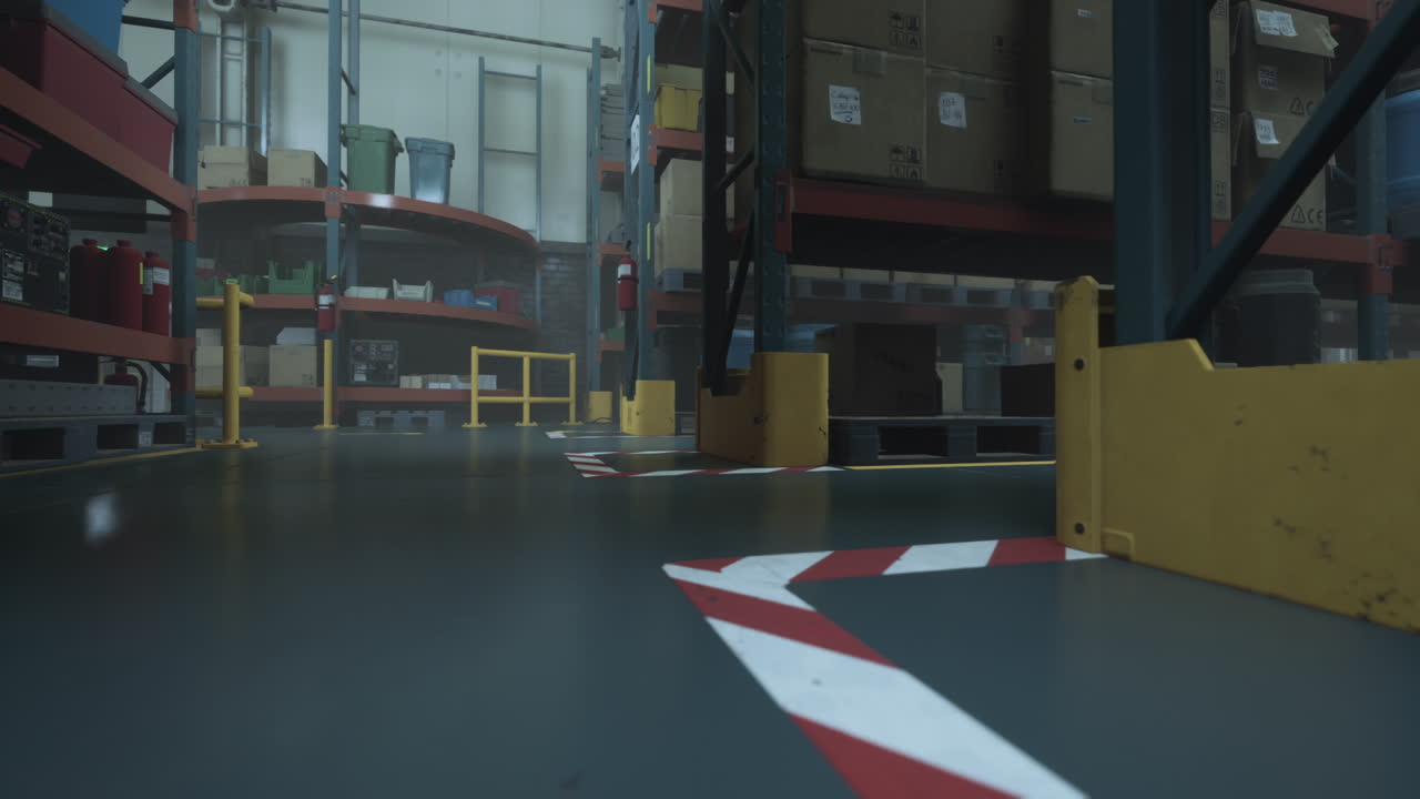 Empty Warehouse Interior