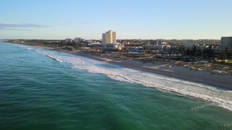 watching waves roll in on scarborough beach