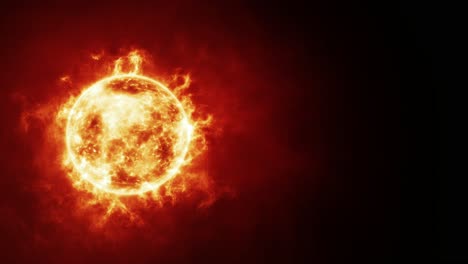 sun from space 4k solar view