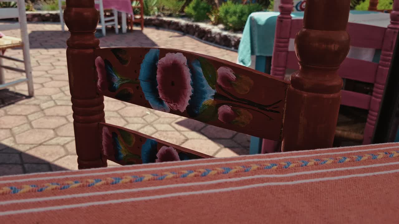 Painted Furniture and Table Setting