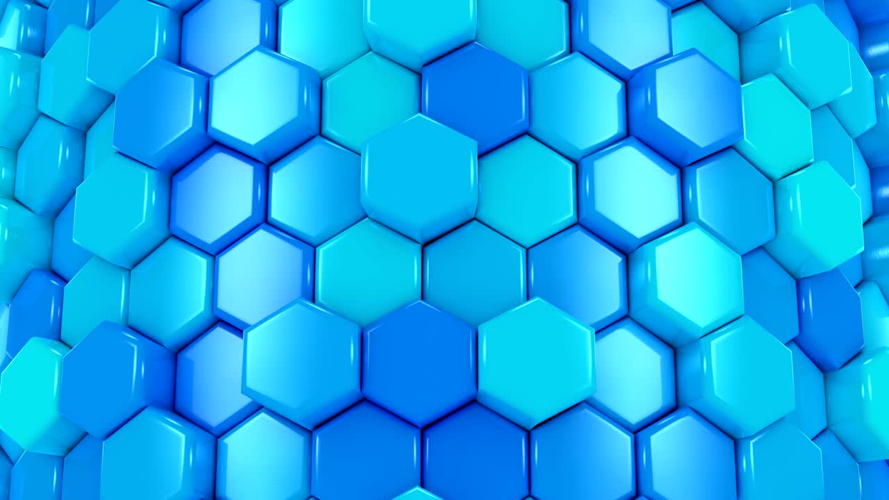 panales de miel azules animados