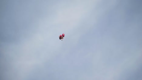 red balloon in the sky