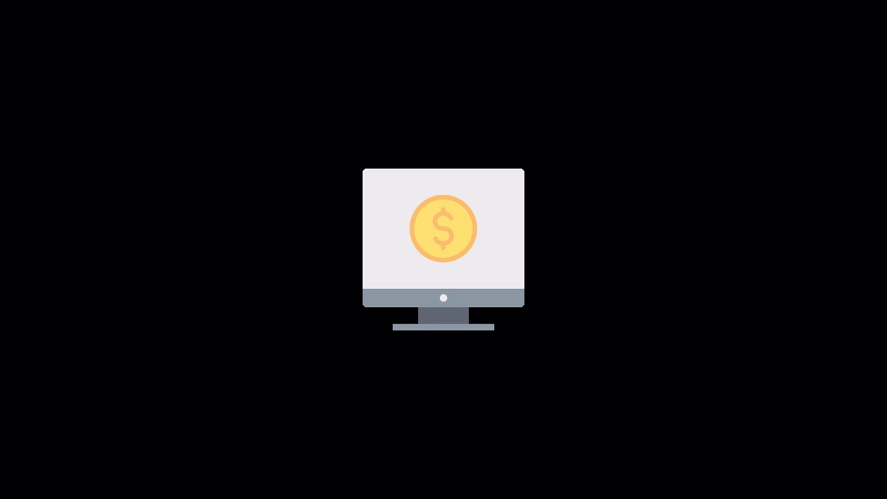 Soluzione e-commerce Animazione icona Alpha
