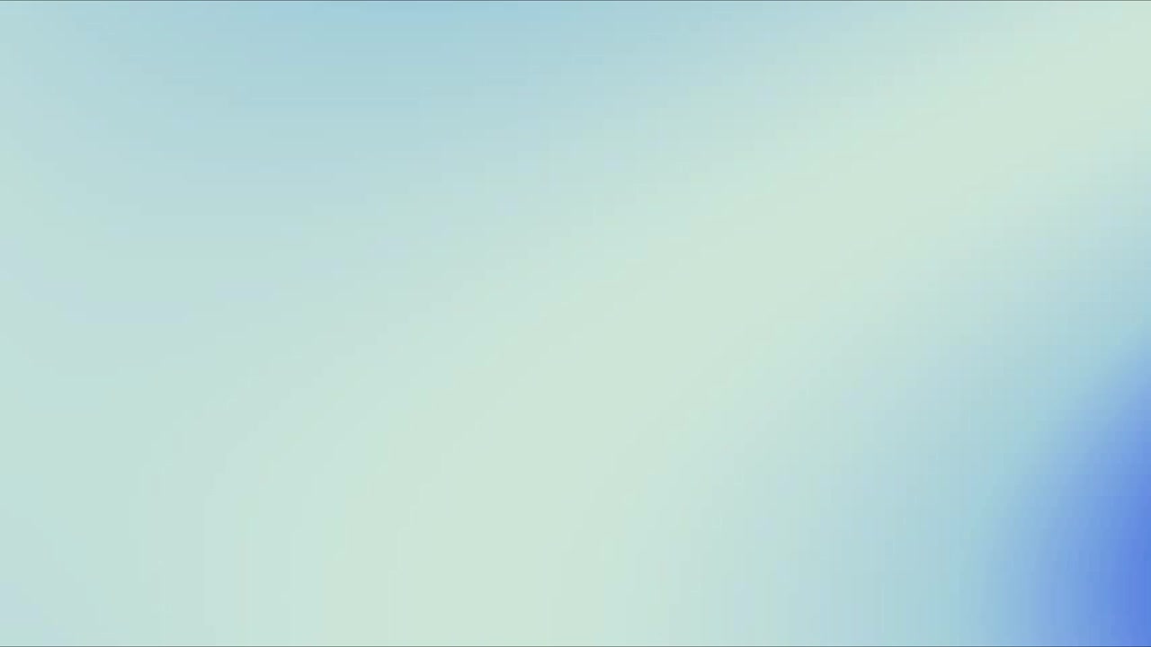 Fundo Animado Abstrato com Transições de Gradiente Suave Azul e Branco