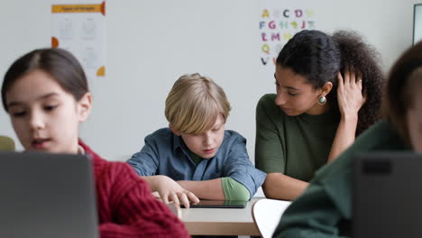 Aula de la escuela primaria