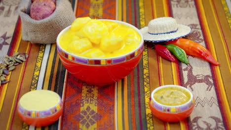 yellow cooked potatoes on a bowl