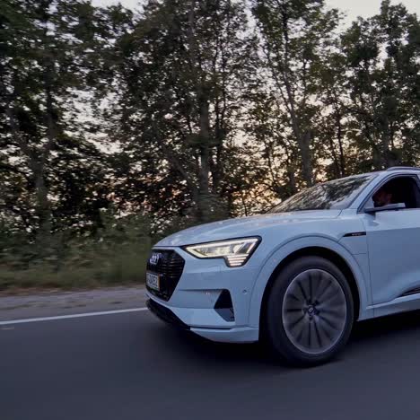 audi e tron electric automobile