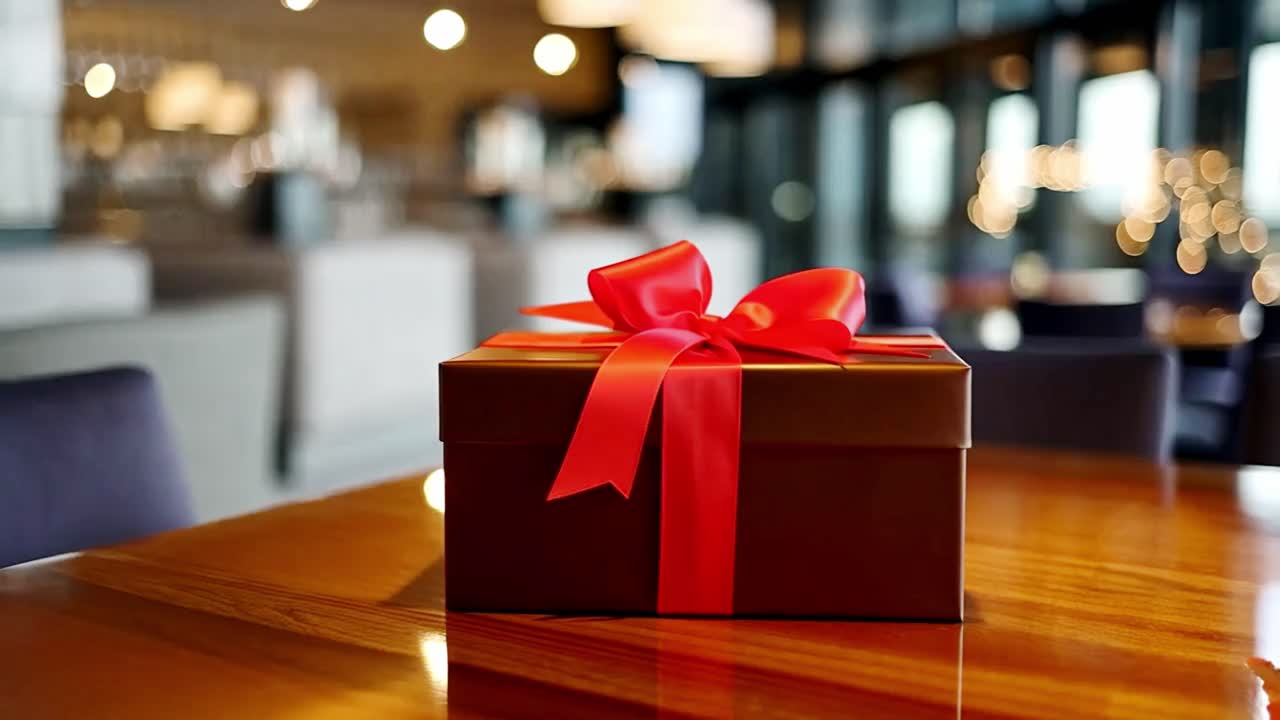 Gift on a Table