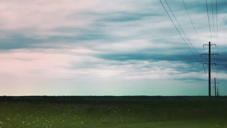 La-Tormenta-Comienza-En-El-Timelapse-Del-Campo