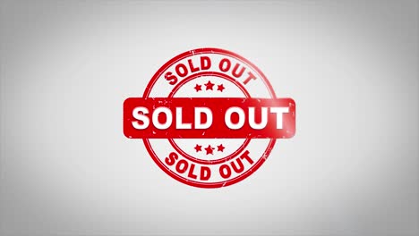 sold out stamp