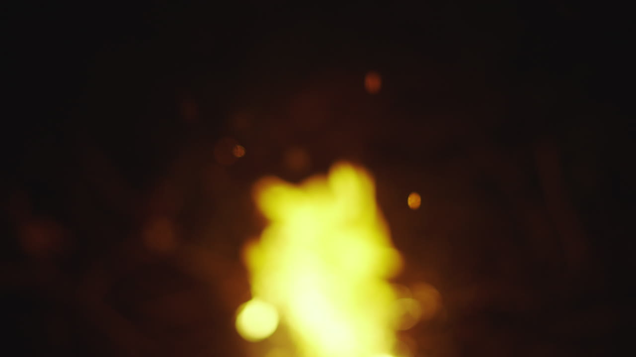 Blurry Fire at Night