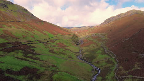 Aerial-movement-through-Cumbrian-valley