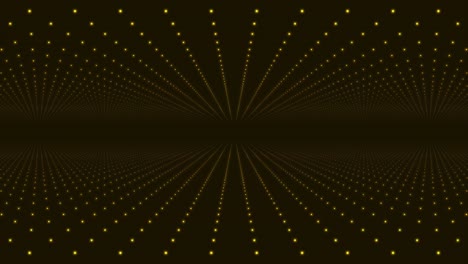 abstract glowing dot tunnel