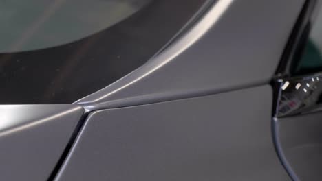 close up car's exterior with paint protection foil