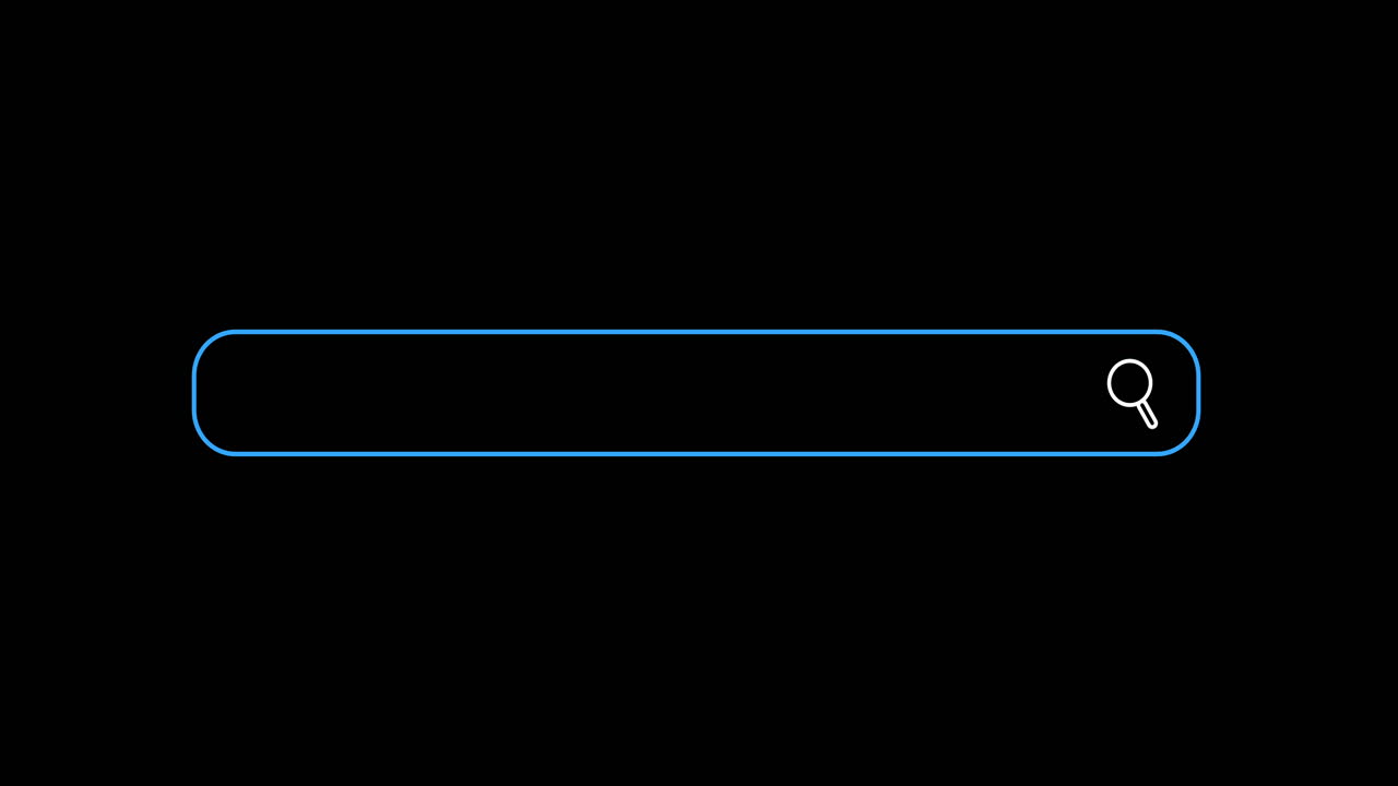 Search bar UI element