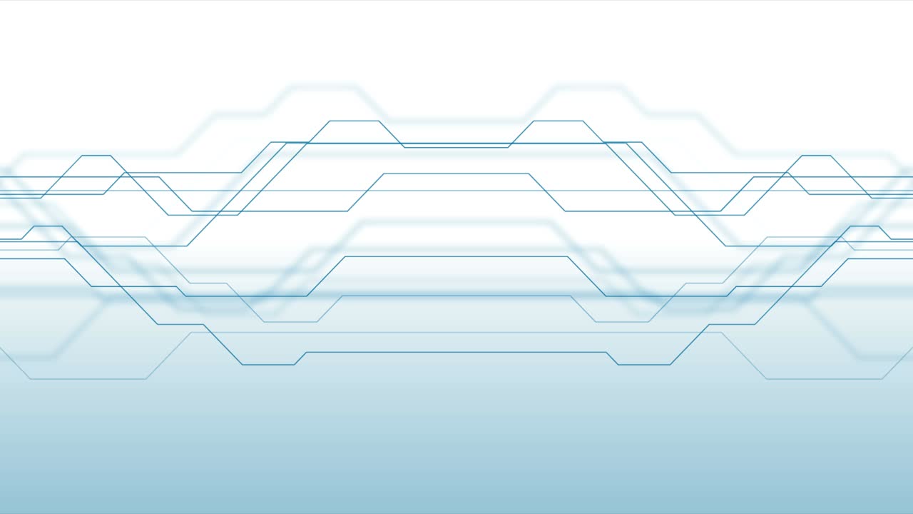 Tech blue white futuristic circuit board abstract motion design
