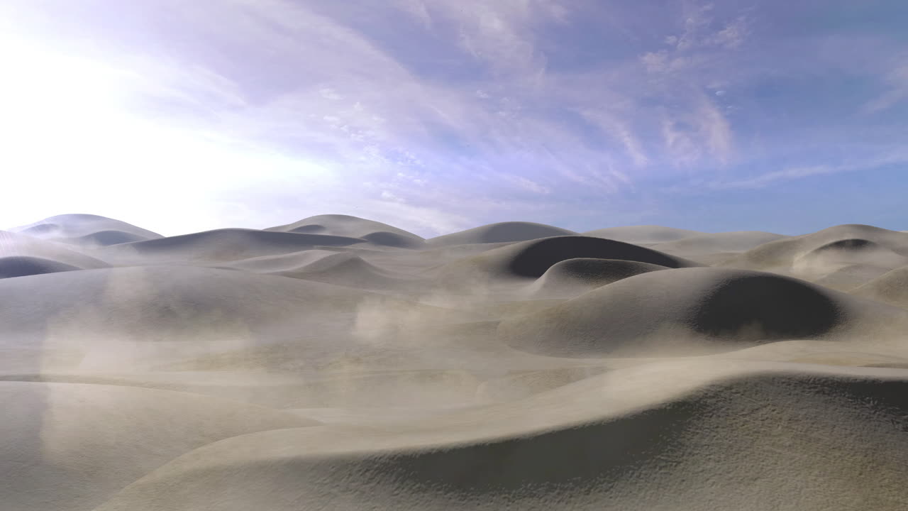 사막의 모래 언덕