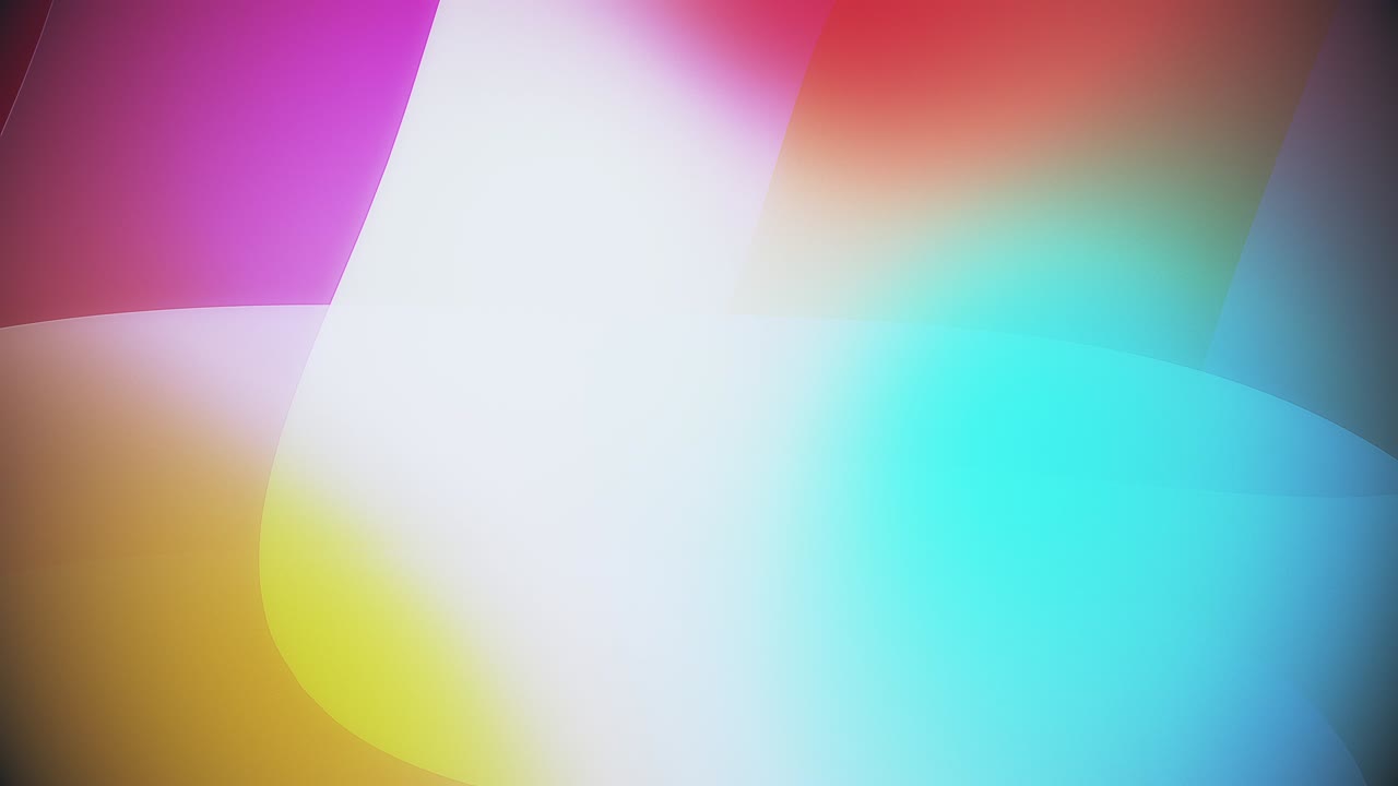 천천히 움직이는 다채로운 투명한 표면