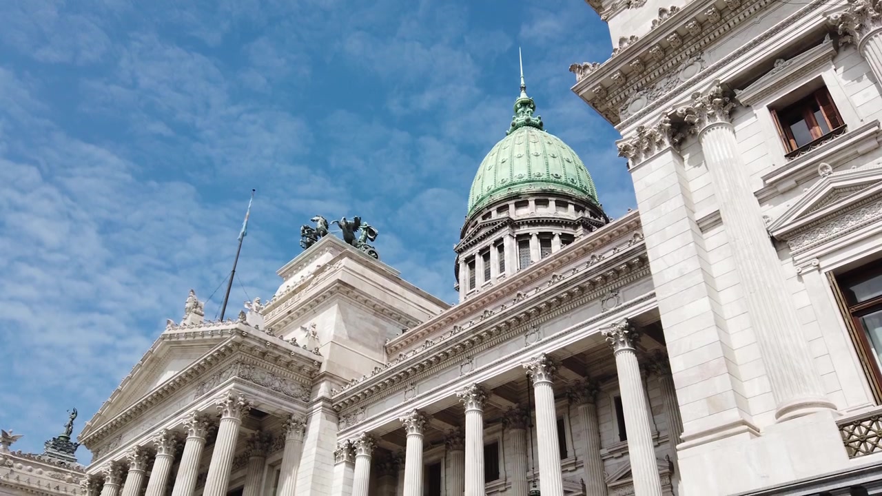 Congresso Nacional da Cidade de Buenos Aires, Argentina, localizado no Centro Histórico.