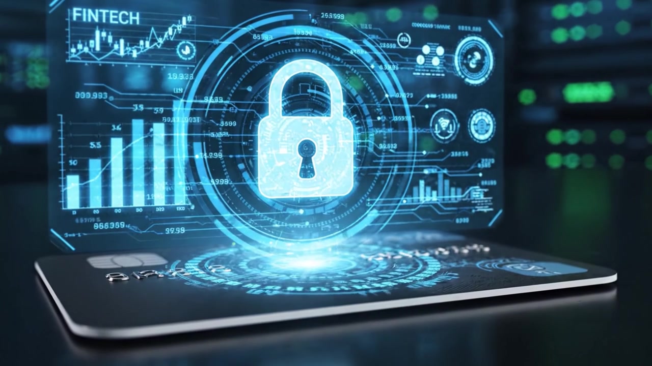 Innovative Digital Card Platform Demonstrates Secure Access Technology with Real-Time Data Visualization in a High-Tech Server Environment