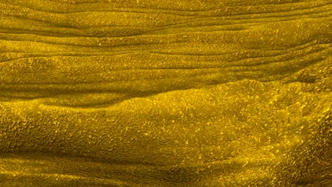 superficie de oro líquido 3d render animación de bucle sin costuras