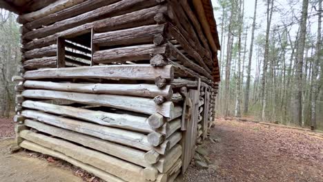 tongue and groove construction on barn in cades cove tennessee