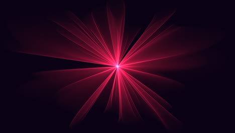Nahaufnahme-Eines-Großen-Sternblitzes-Mit-Neonpunkten-Und-Strahlen-Auf-Schwarzem-Farbverlauf