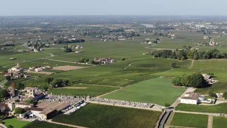 Viñedos-Cerca-De-Saint-Emilion,-Departamento-De-Gironda-En-Nouvelle-Aquitaine,-Francia