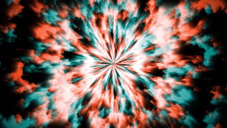 Smoke explosion, shiny creative abstract render. smoke animation about cosmos, space.