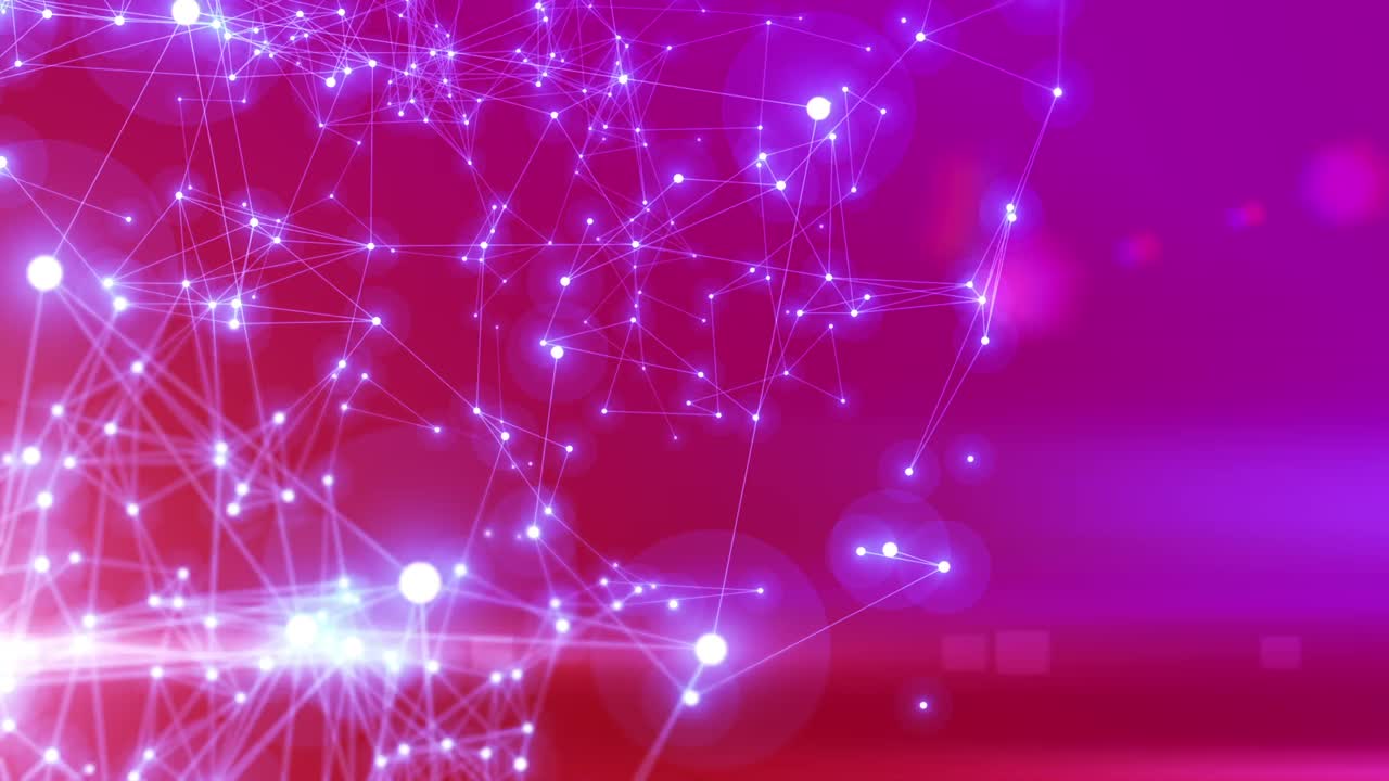 sistema de matriz de datos brillante rosa y rojo