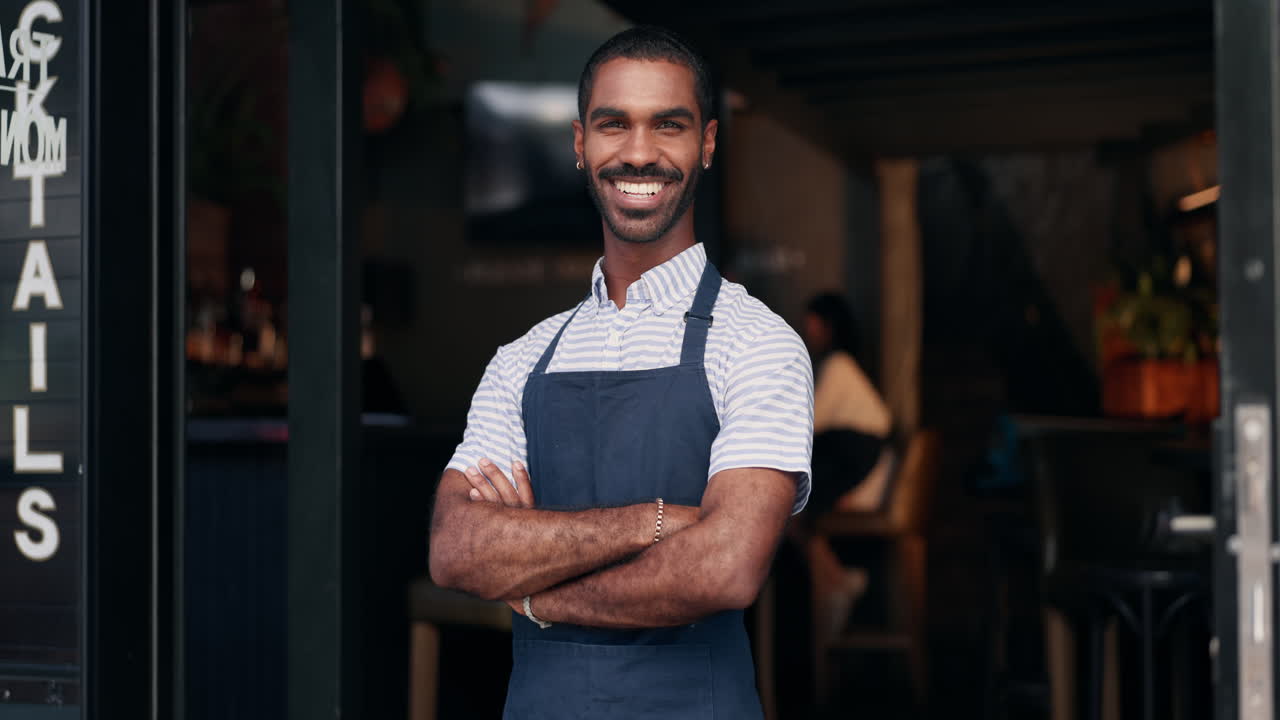 Freundliches Restaurantpersonal