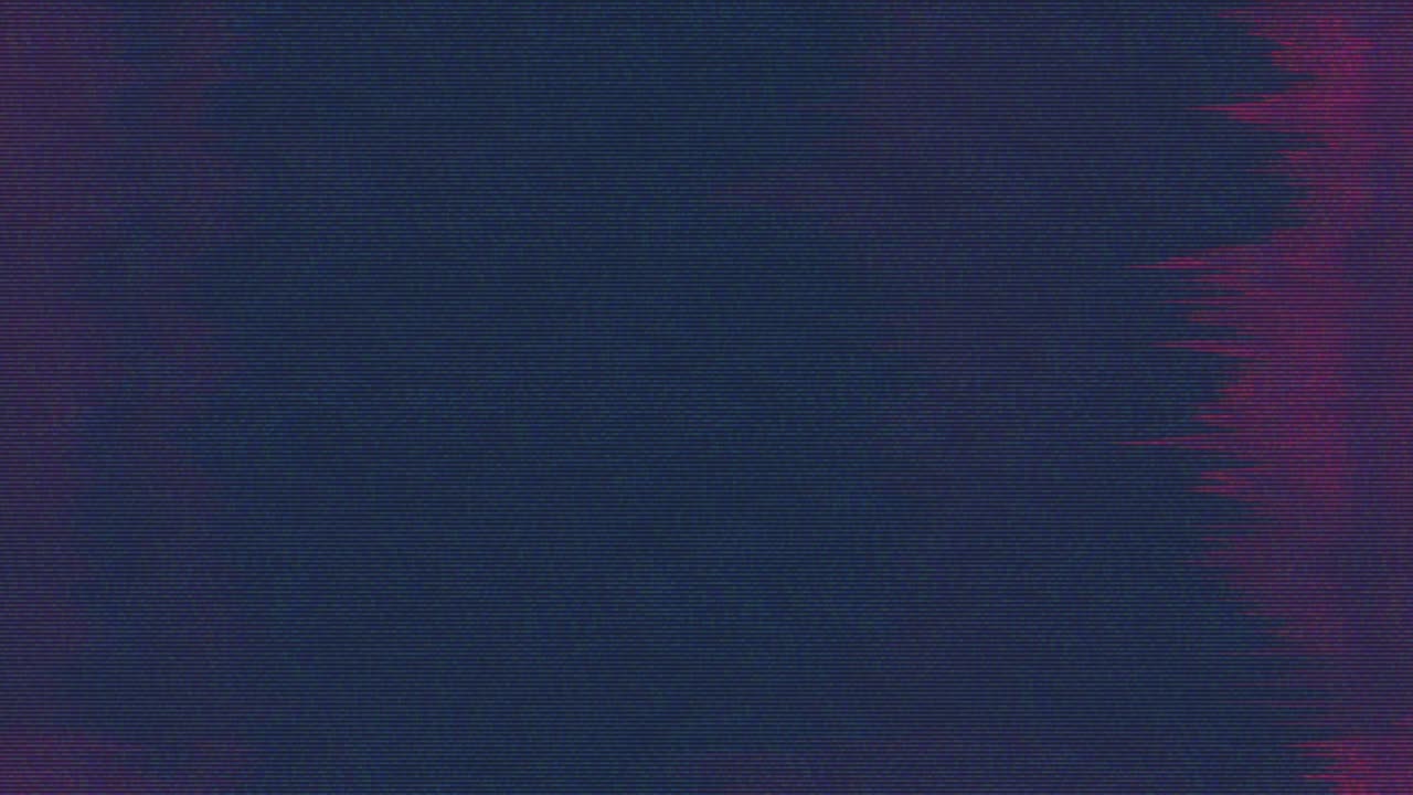 Unikt design, abstrakt digital animation, pixelstøj, glitch-fejl, videoskade.