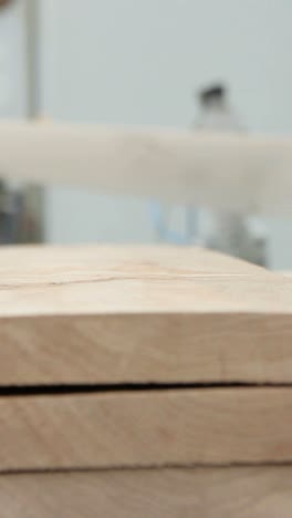 producción de parquet. fábrica industrial.