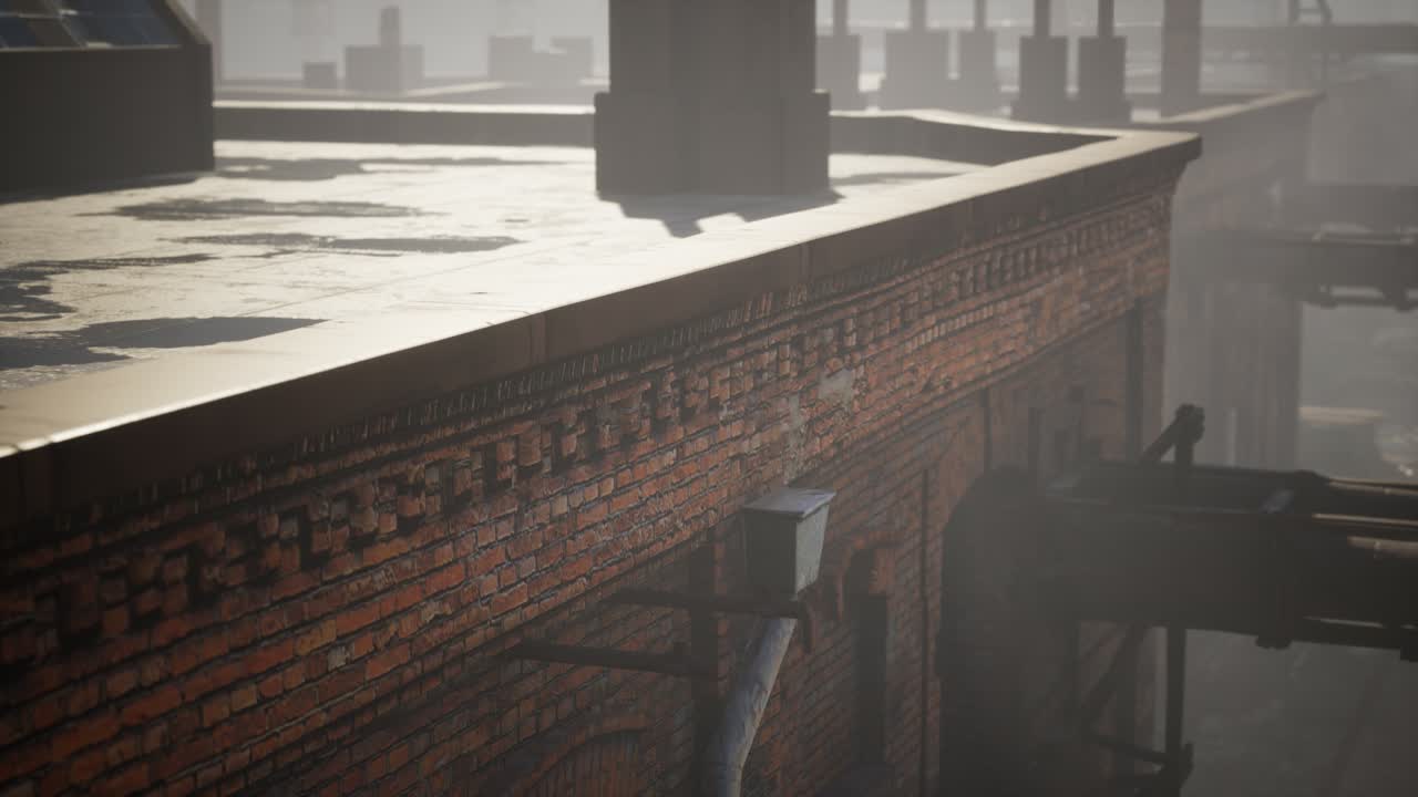 ⁇ 은 공장의 버려진 산업 건물