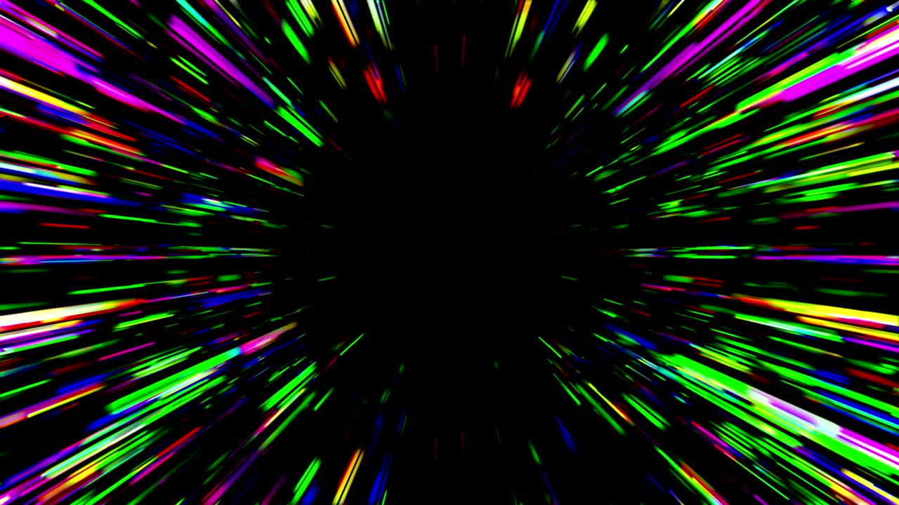 Abstract hyperspace tunnel