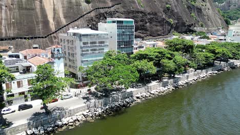 beach buildings at urca in rio de janeiro brazil