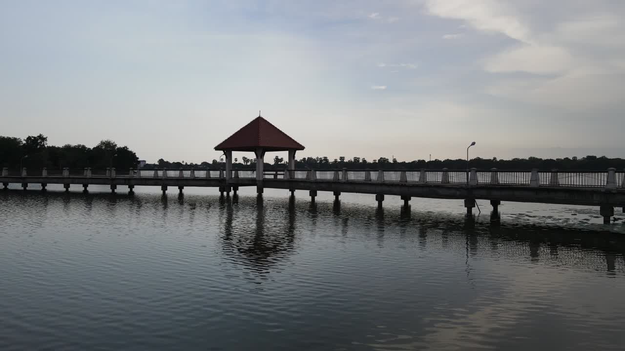 vista de la isla en la provincia de sisaket, tailandia