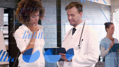 animation of data processing over diverse doctors