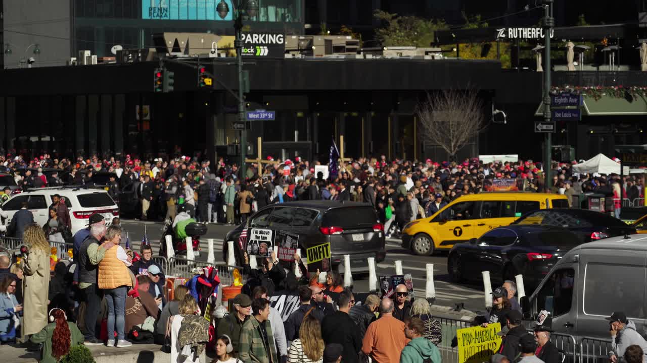 Large Protest in New York City