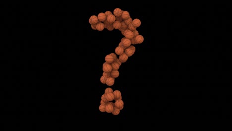 Basketball Looping Animation  Question Mark