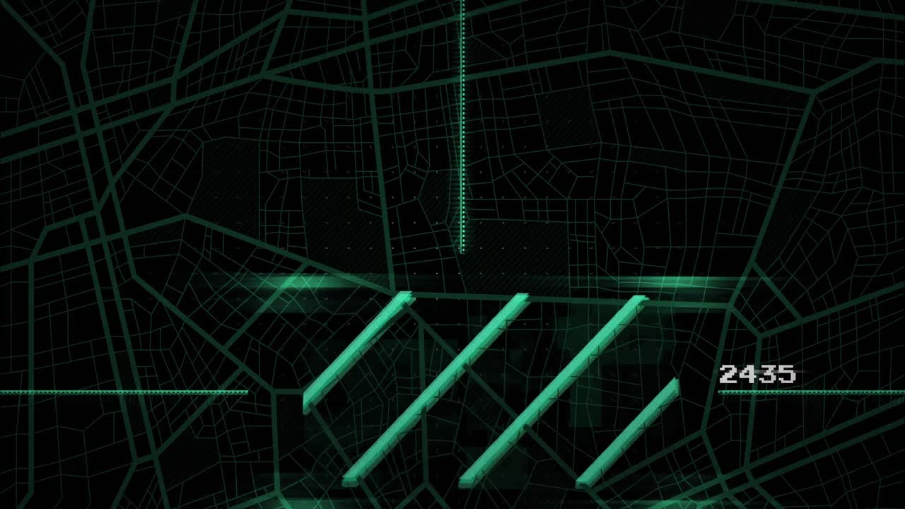 데이터 프로세싱을 통한 연결 네트워크의 애니메이션