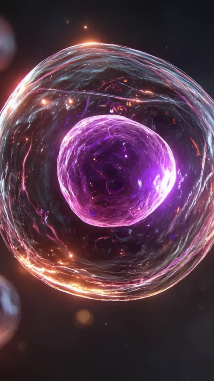Alla scoperta delle complessità delle strutture cellulari: il viaggio di una vivace cellula biologica catturata attraverso immagini straordinarie