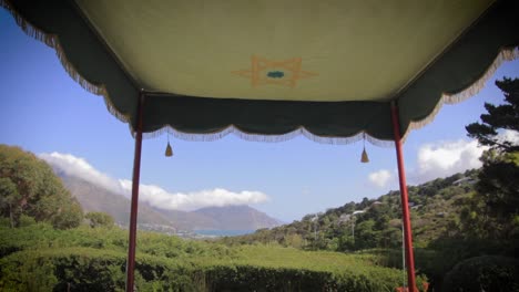 a chuppah canopy at a jewish wedding