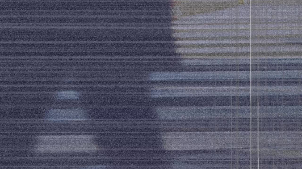 Busy commuters on city street