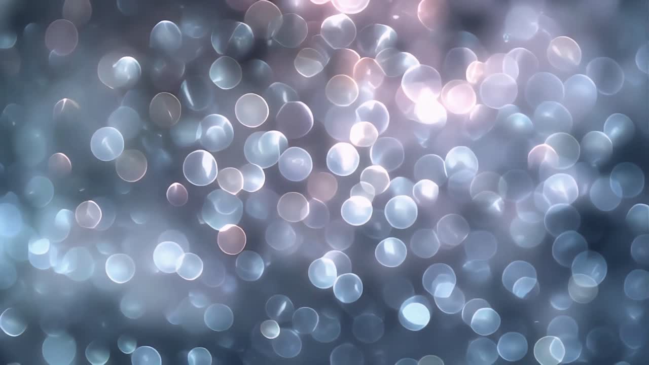 Shimmering Bokeh Light Circles Abstract Background