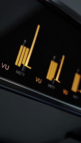 audio vu meter display