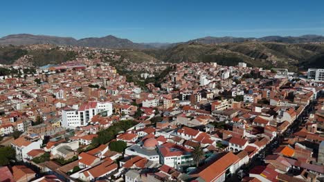 Sucre-Ciudad-Capital-De-Bolivia-Drone-Boliviano-Vista-Aérea-América-Del-Sur-Casa-De-La-Libertad-Chuquisaca