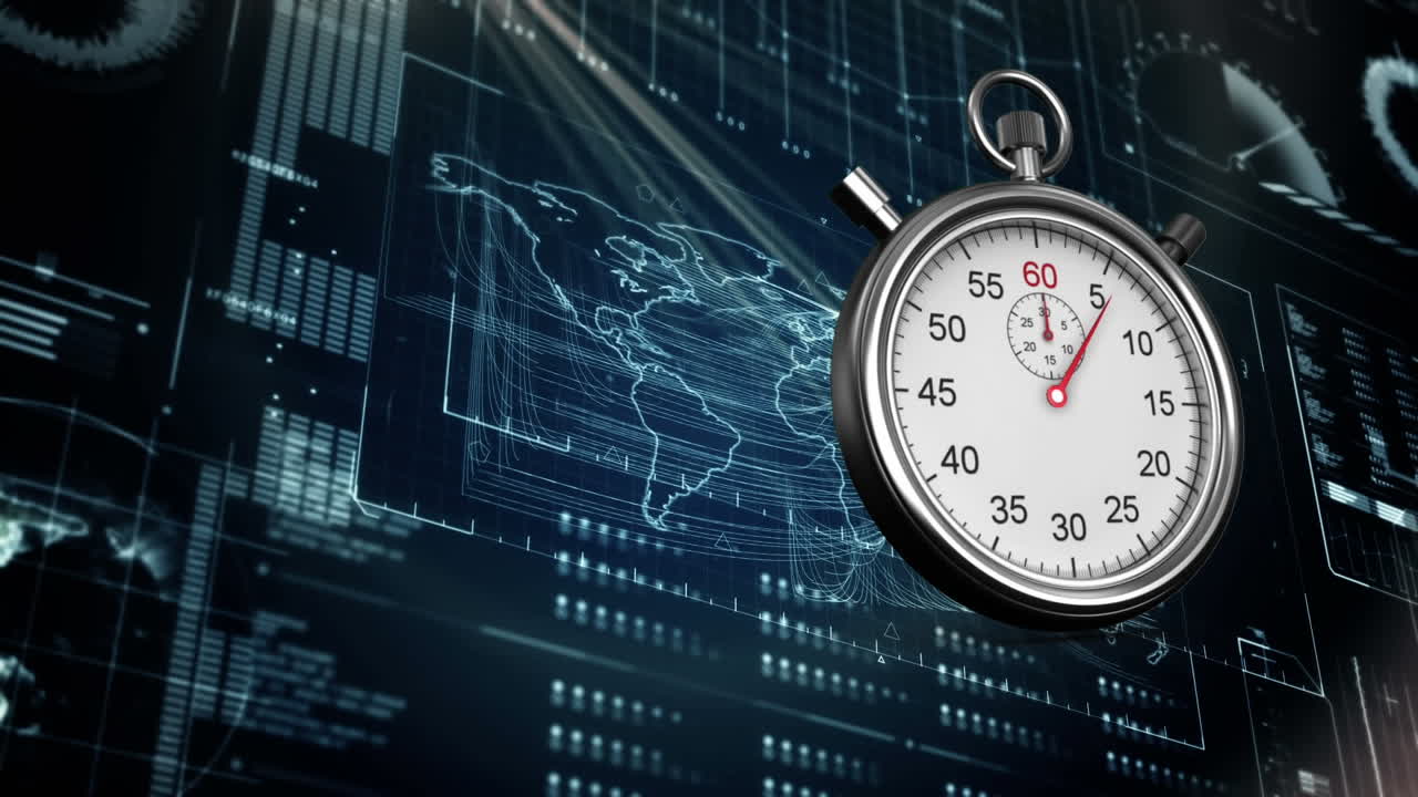 Silver stopwatch