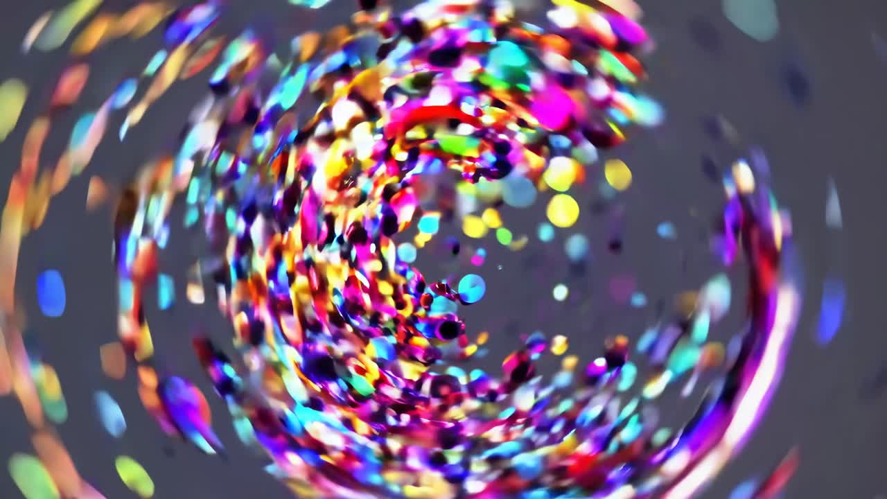 추상적인 다채로운 회전 패턴