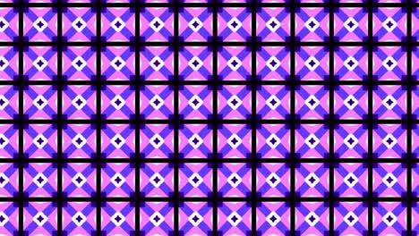 a colorful pattern geometric style made on a black background sideward animation - graphic